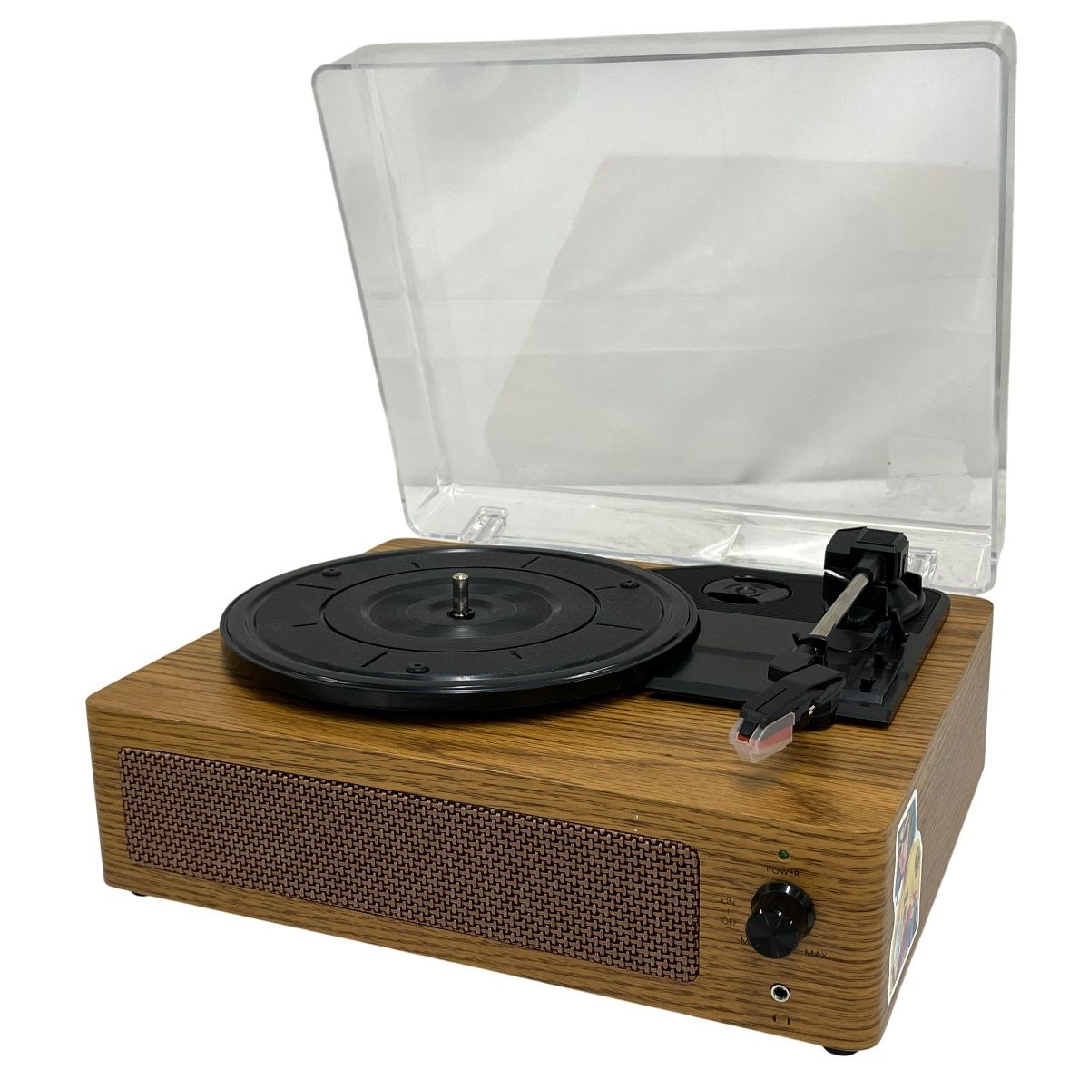 DENPA スピーカー内蔵 レコードプレイヤー