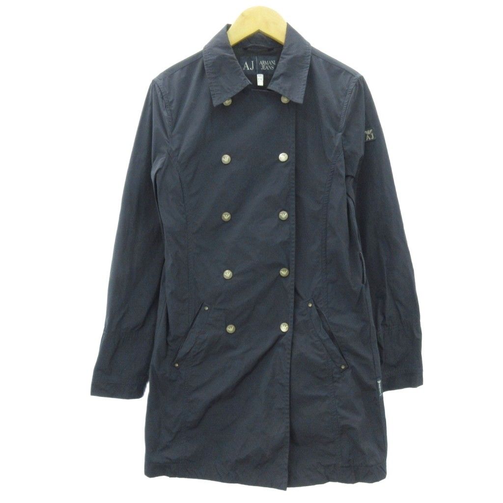 アルマーニ ジーンズ ARMANI JEANS ナイロン コート ジャケット ダブル