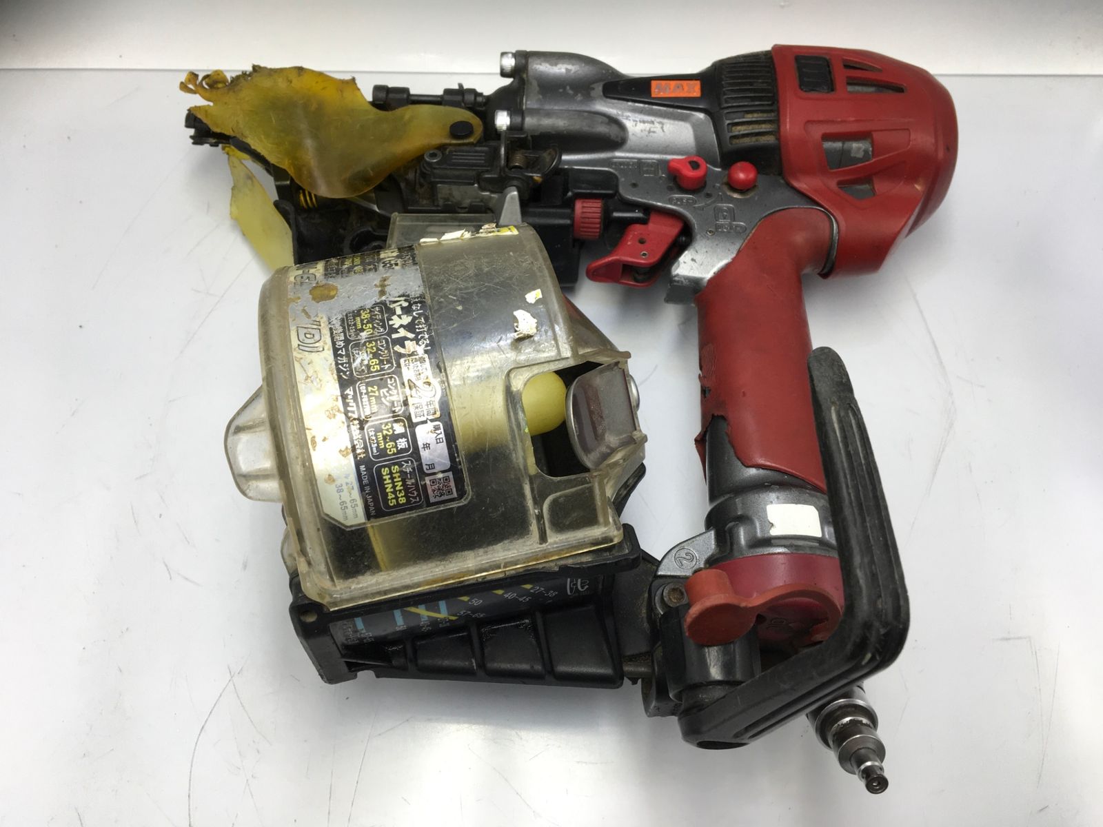 品 〇MAX マックス 65 mm高圧釘打機スーパーネイラ 型番不明 HN-65 N 2 D エコツー M 02