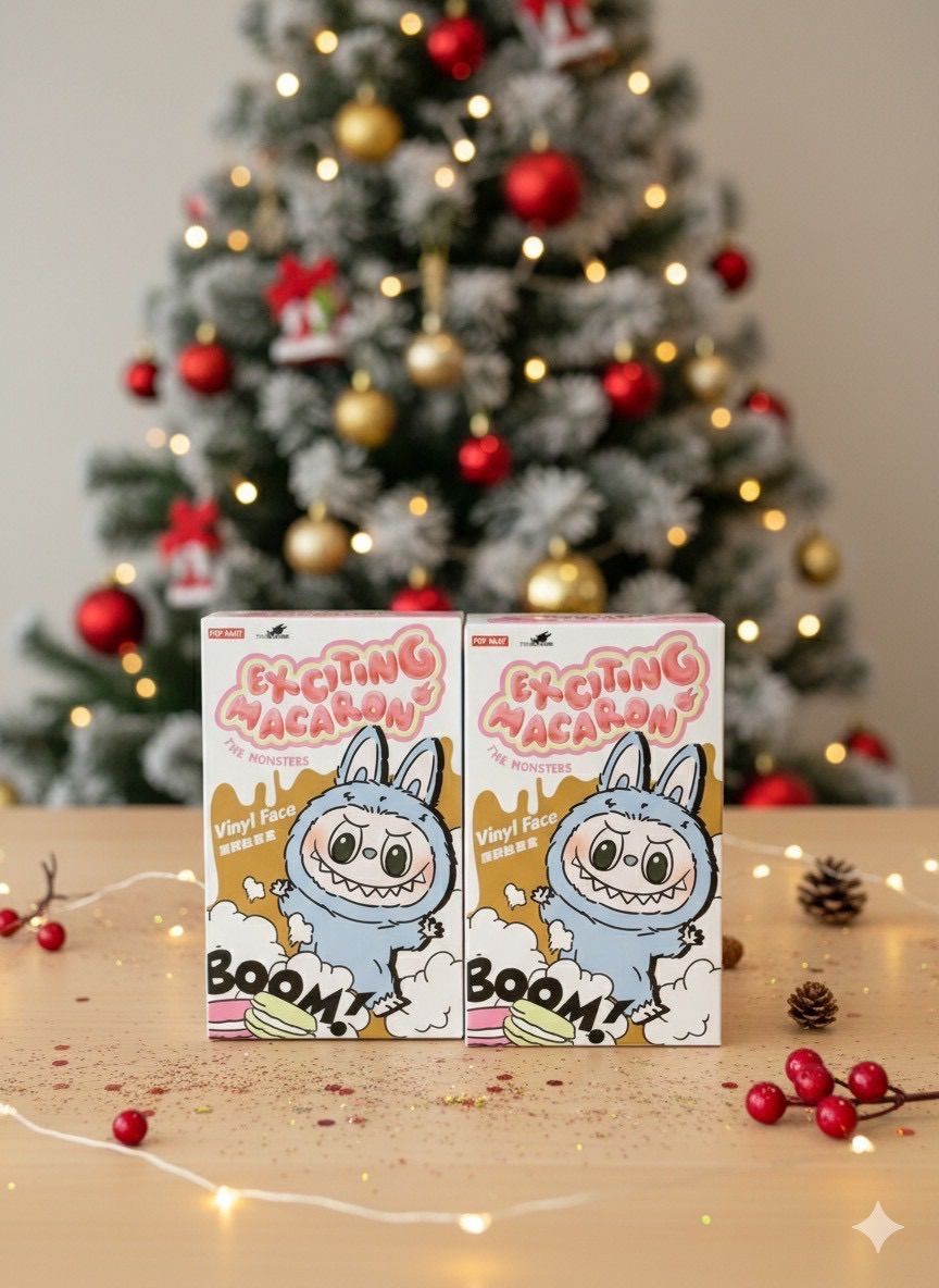 ⭐️【正規品・新品未開封】ラブブ マカロン ポップマート POP MART THE MONSTERS EXCITING MACARON VINYL FACE フィギュア 2ピース 色かぶりなし シークレット可能性あり