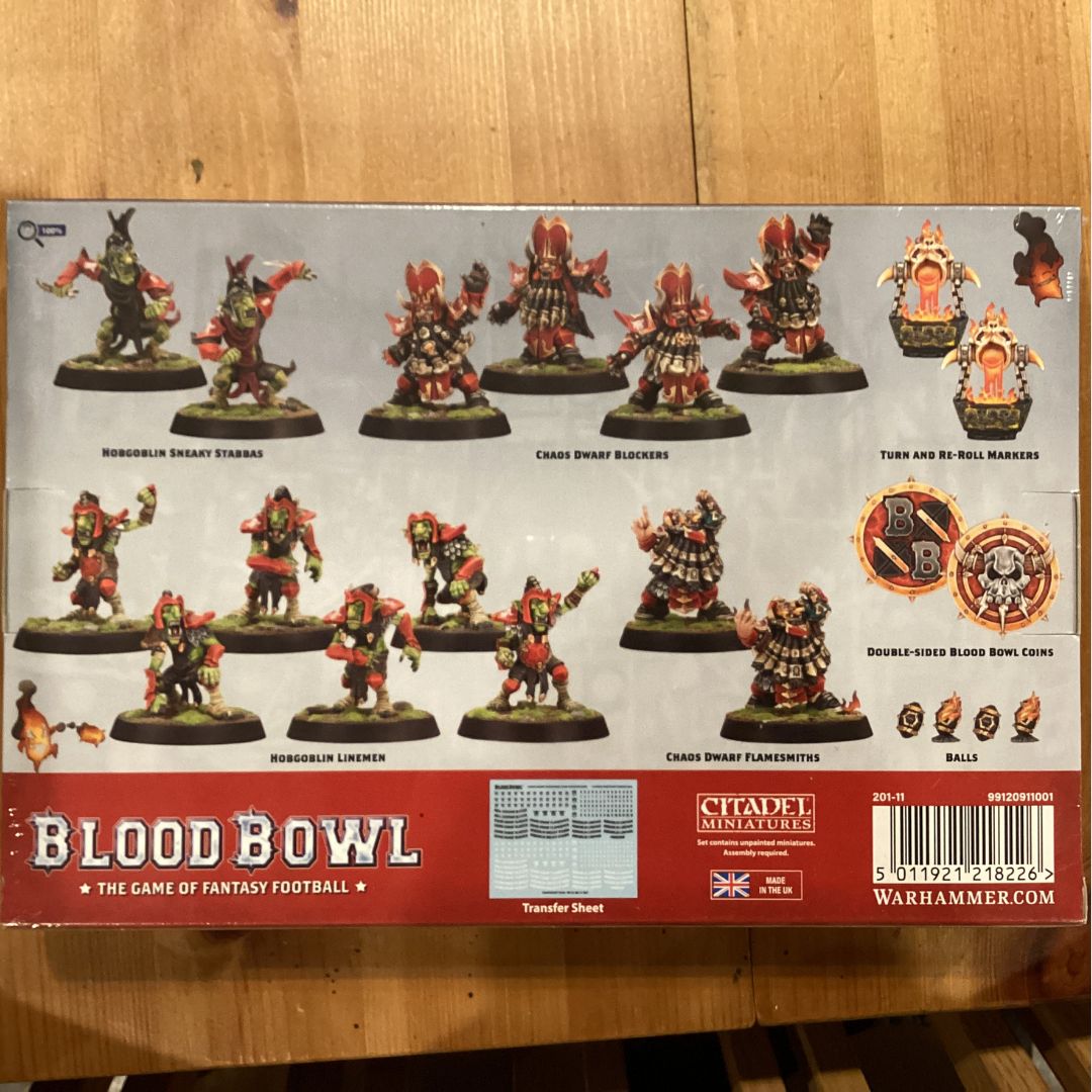 ウォーハンマー ブラッドボウル ケイオス・ドワーフチーム Chaos Dwarf