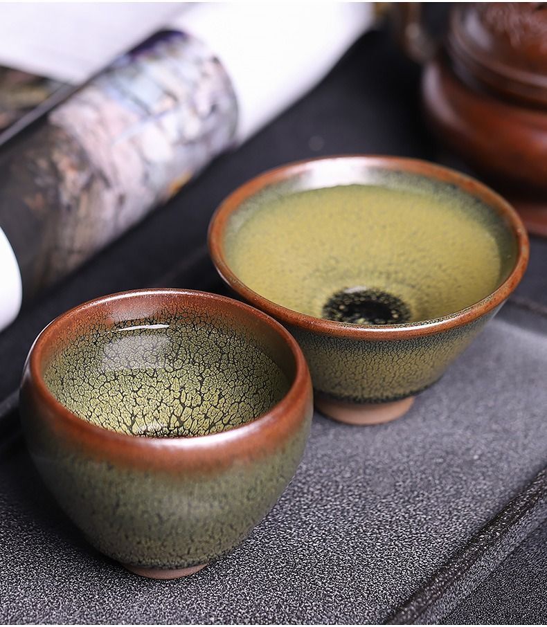 天目茶碗 茶道 抹茶碗 お茶碗国宝茶道茶碗 窯変天目茶碗油滴道具茶器