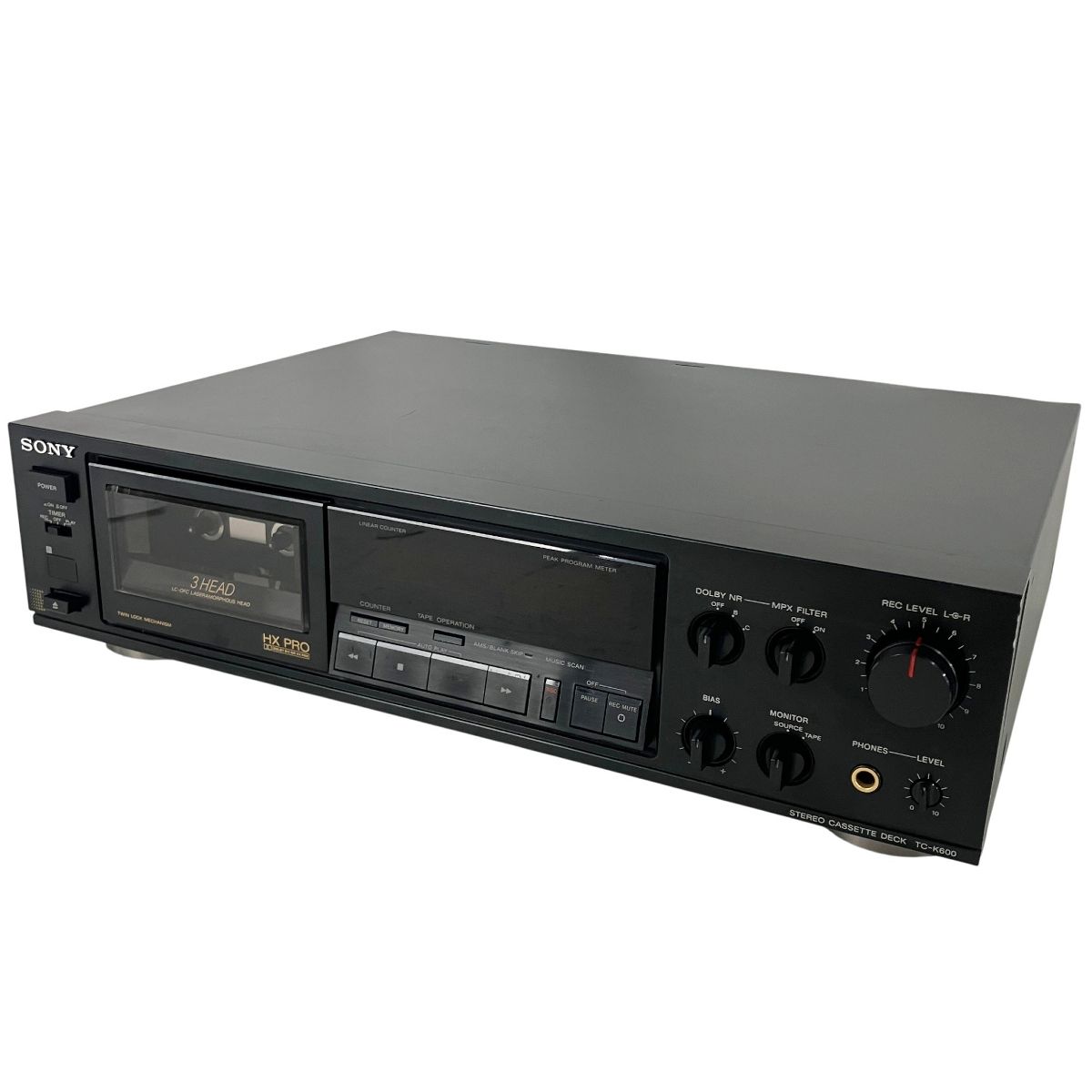 SONY TC-K600 カセットデッキ ソニー 音響機材 ジャンク Y10655617