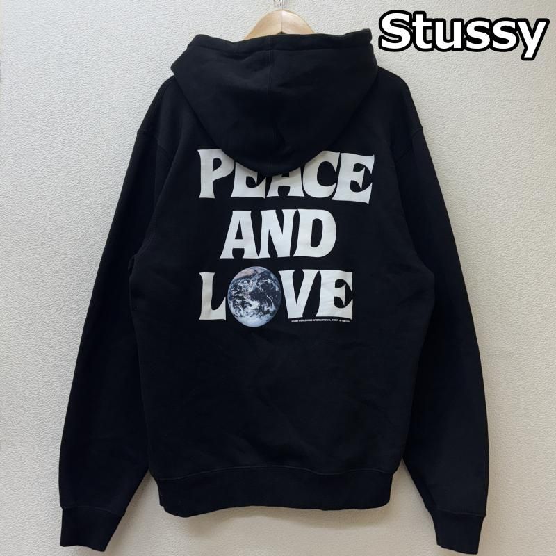 ステューシー 20ss PEACE AND LOVE HOODIE プルオーバー スウェット