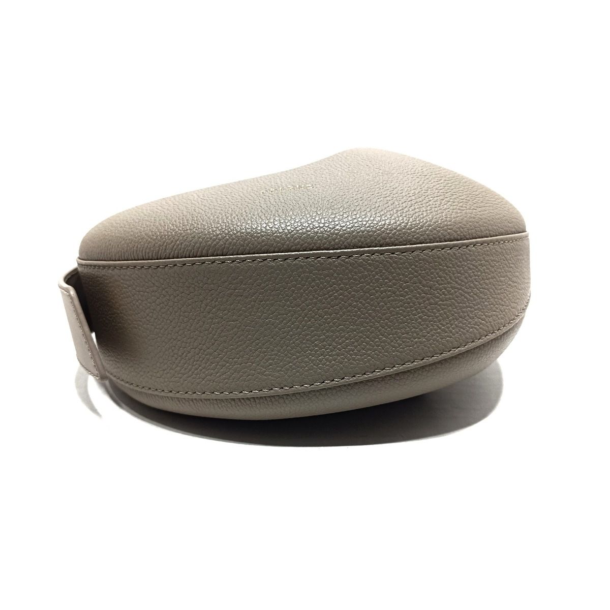 Polène ポレーヌ ショルダーバッグ グレー 修理済み 美品 POLENE(ポレーヌ) ショルダーバッグ美品 トンカ グレーベージュ レザー