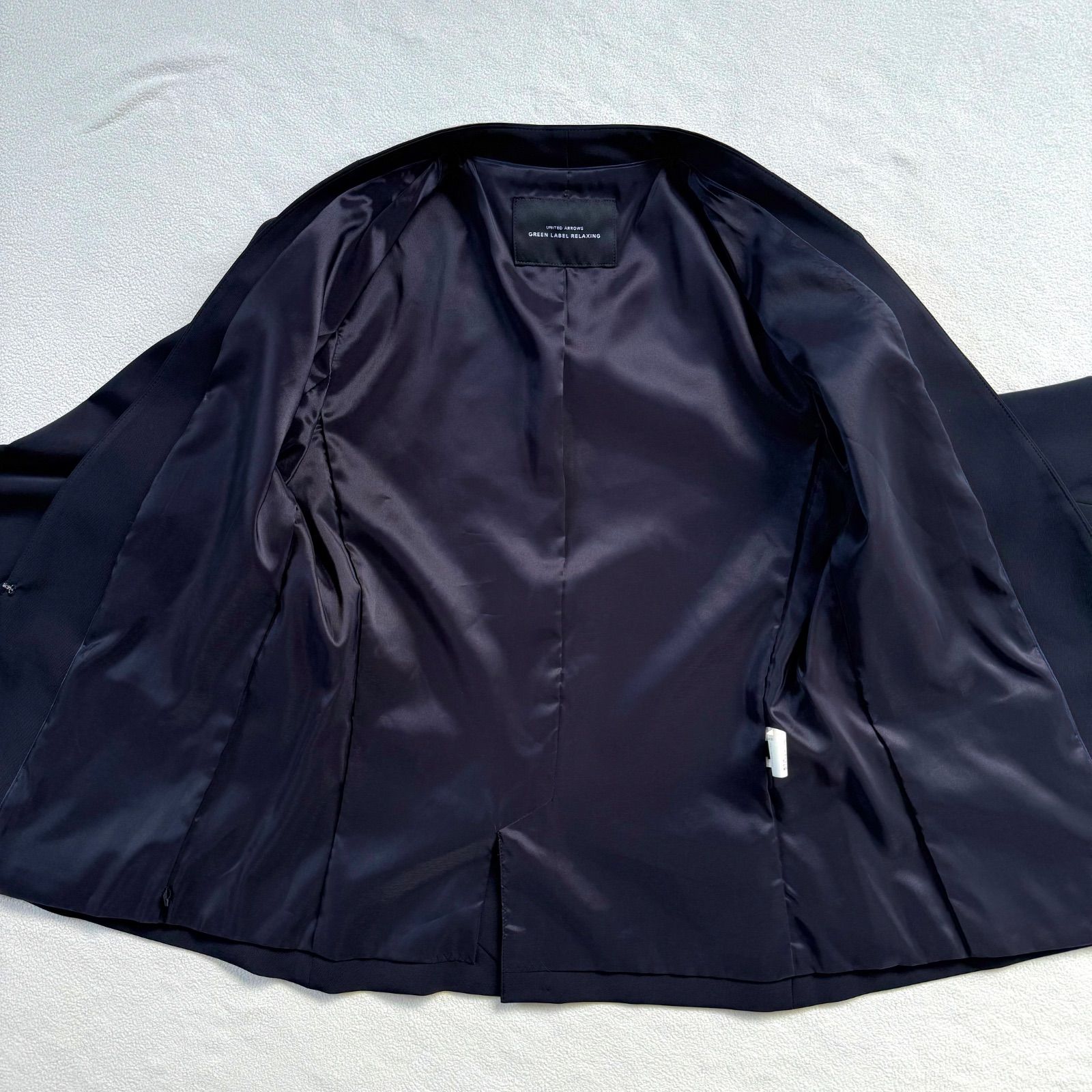 極美品未使用級・洗える・36・ネイビー✨グリーンレーベルリラクシング
