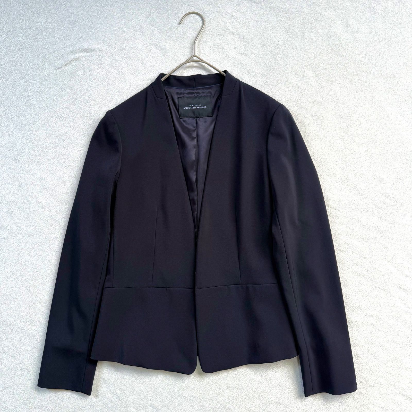 極美品未使用級・洗える・36・ネイビー✨グリーンレーベルリラクシング