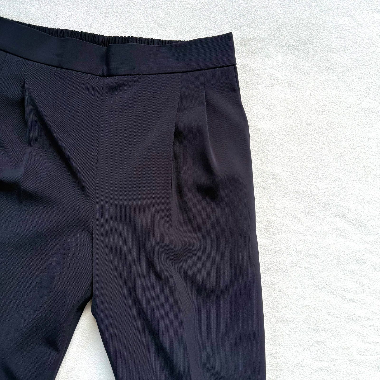 極美品未使用級・洗える・36・ネイビー✨グリーンレーベルリラクシング