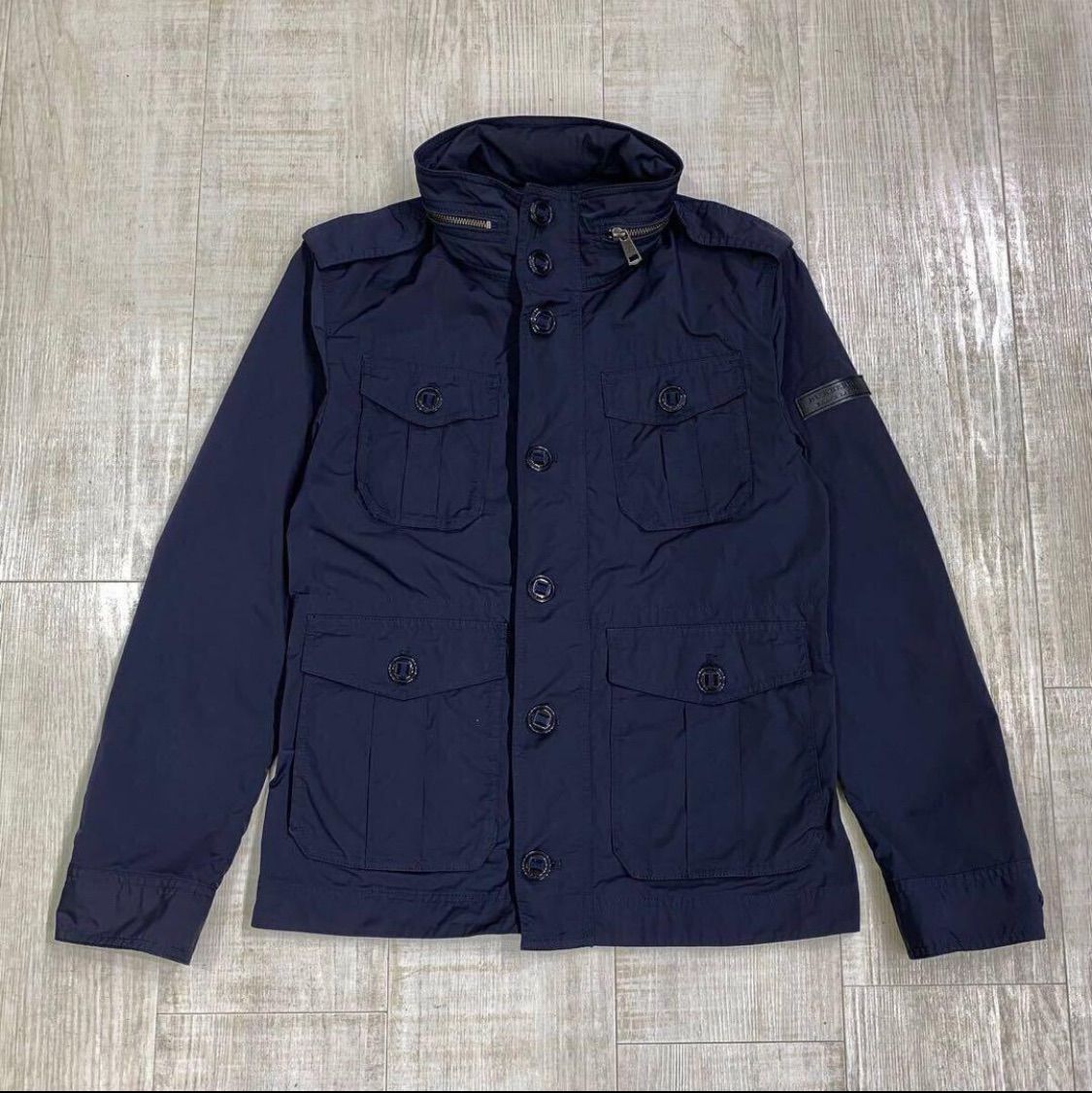 BURBERRY ブラック ミリタリージャケット BURBERRY BLACK LABEL M-65 Military Jacket バーバリー ブラック