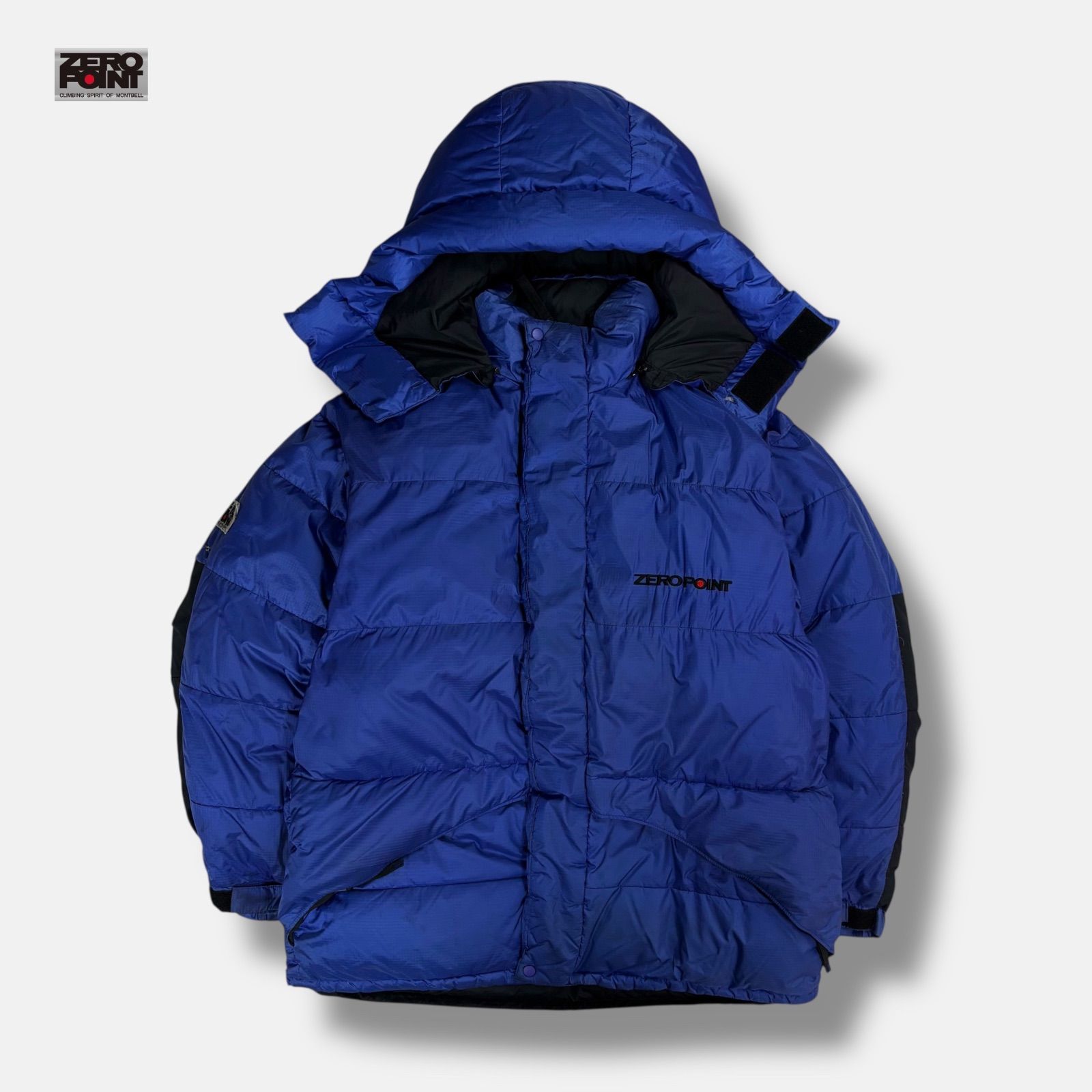 mont-bell ZERO POINT ウインドストッパーEXPダウンジャケット ブルー