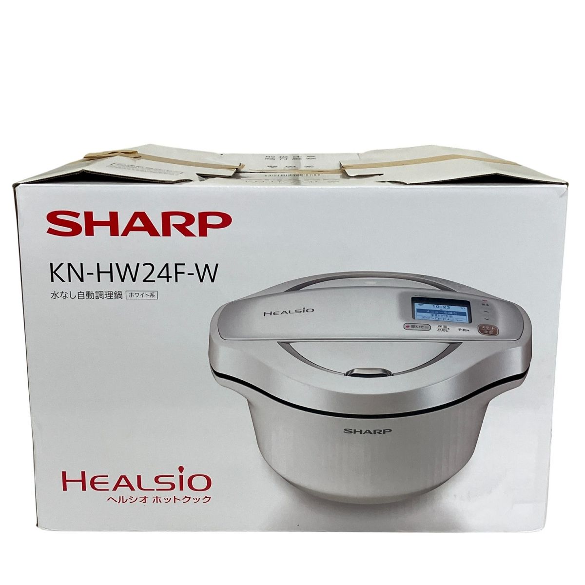 SHARP KN-HW24F ヘルシオ ホットクック 水なし自動調理鍋 ホワイト系