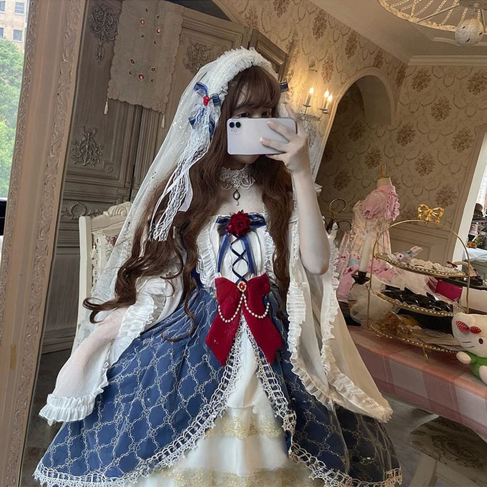 ワンピース ガールズ 宮殿風 ロリータ服 洋服 森ガール ドレス 花嫁