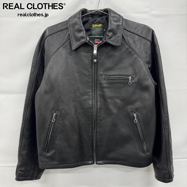 Supreme×Schott/シュプリーム×ショット【23SS】 Leather Racer Jacket