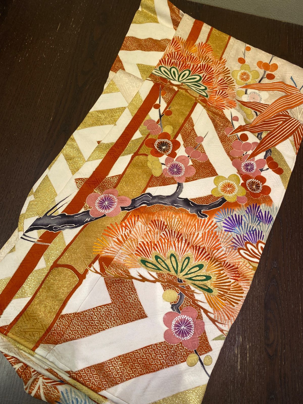 まとめ売り】正絹振袖7枚 リメイク素材 ハンドメイド向け - メルカリ