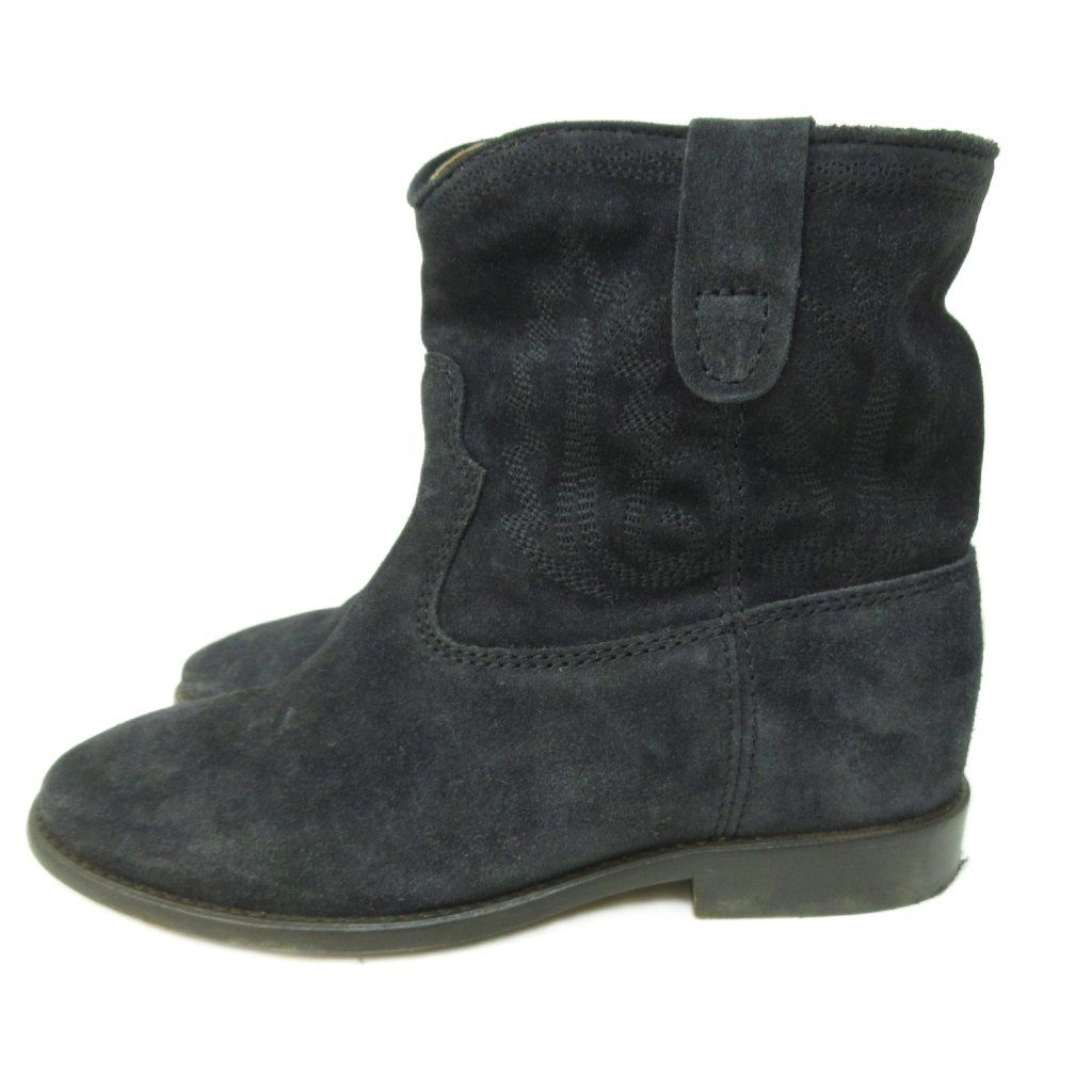 イザベルマラン ISABEL MARANT ショートブーツ ウエスタン スエード