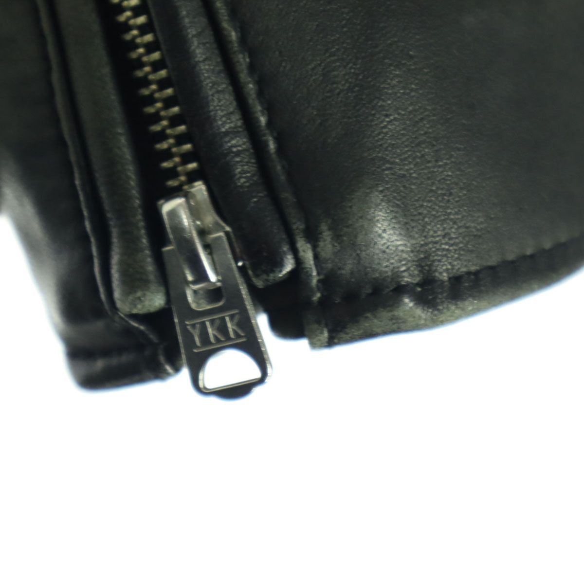 collective コレクティブ 長袖 レザー シングルライダースジャケット S