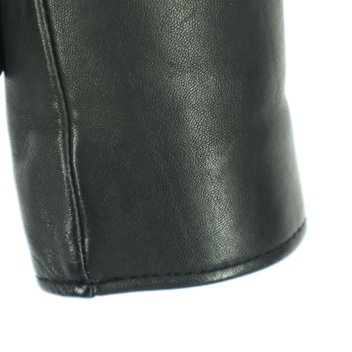 collective コレクティブ 長袖 レザー シングルライダースジャケット S