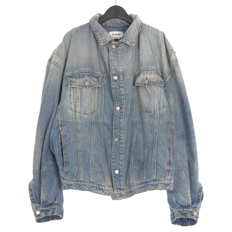 ヘドメイナー HED MATNER 24AW デニムジャケット ブルゾン M インディゴ HMMZ67010T
