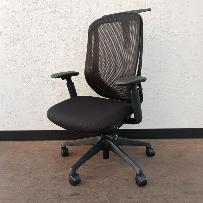 オカムラ シルフィー オフィスチェア 肘あり C 686 XR-FMP 1 製 ブラック ハイバック メッシュタイプ アジャストアーム付 デスクチェア OAチェア チェア イス 椅子