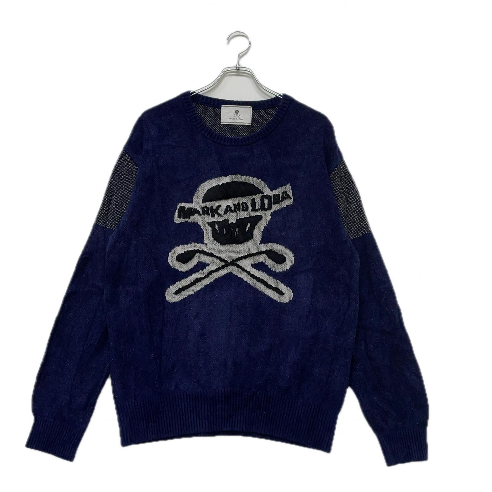 MARK&LONA マークアンドロナ セーター ネイビー サイズ→M 中古 メンズ マークアンドロナ MARK&LONA セーター 48(L) ネイビー