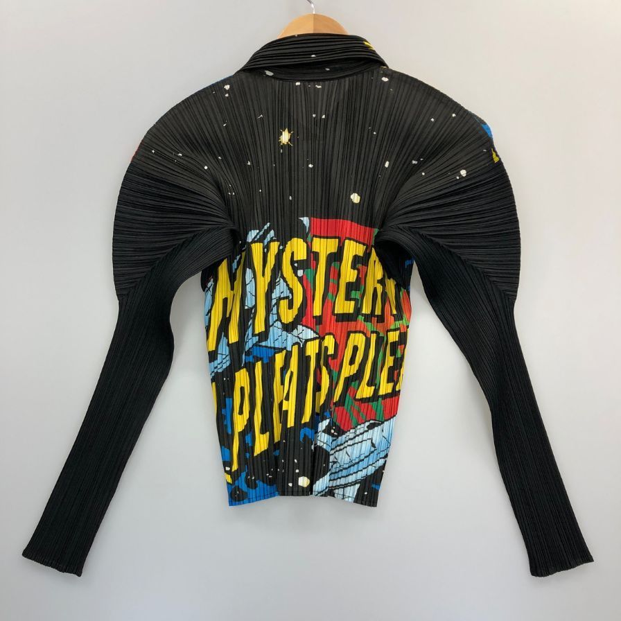 プリーツプリーズ イッセイミヤケ 長袖シャツ コミック柄 レディース