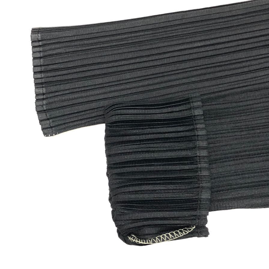 プリーツプリーズ イッセイミヤケ 長袖シャツ コミック柄 レディース