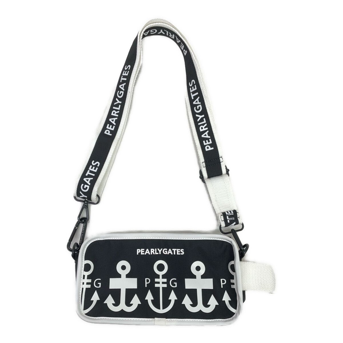 中古 パーリーゲイツ PEARLY GATES ショルダーバッグ ネイビー 紺