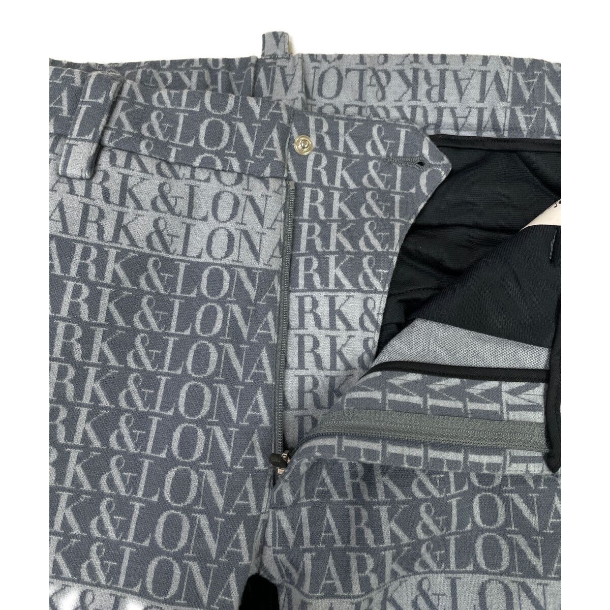 中古 メンズ マークアンドロナ MARK&LONA パンツ 48(L) グレー×黒