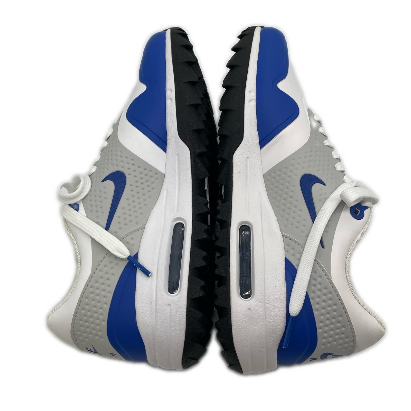 中古 ナイキ NIKE ゴルフシューズ 25.5cm ホワイト系 エア マックス 1