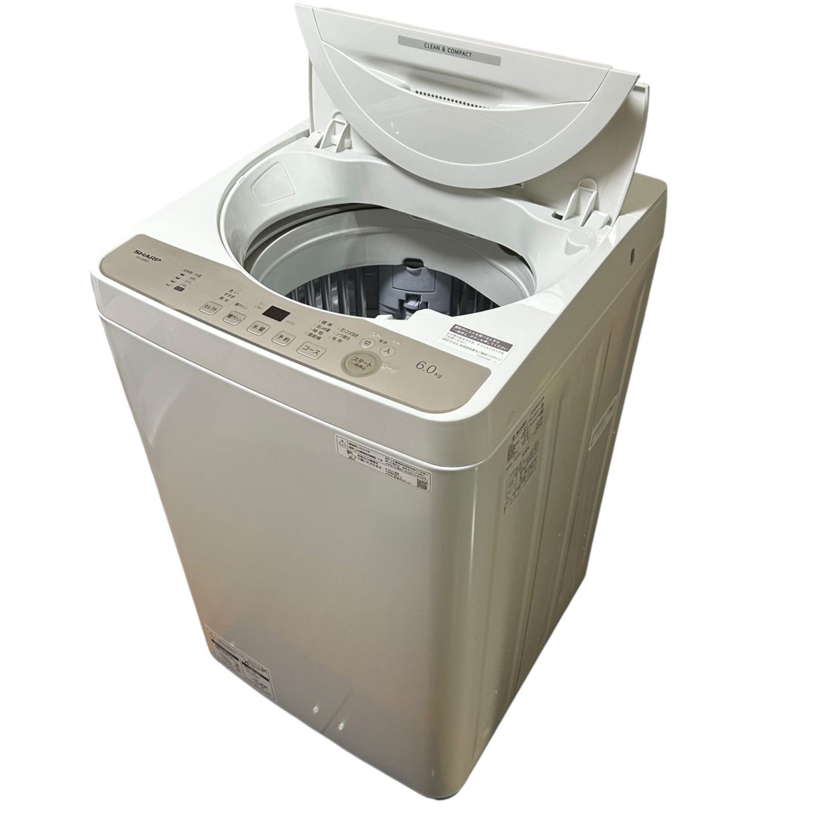 関東 製 SHARP 全自動洗濯機 ES GE 6 H N 0 kg