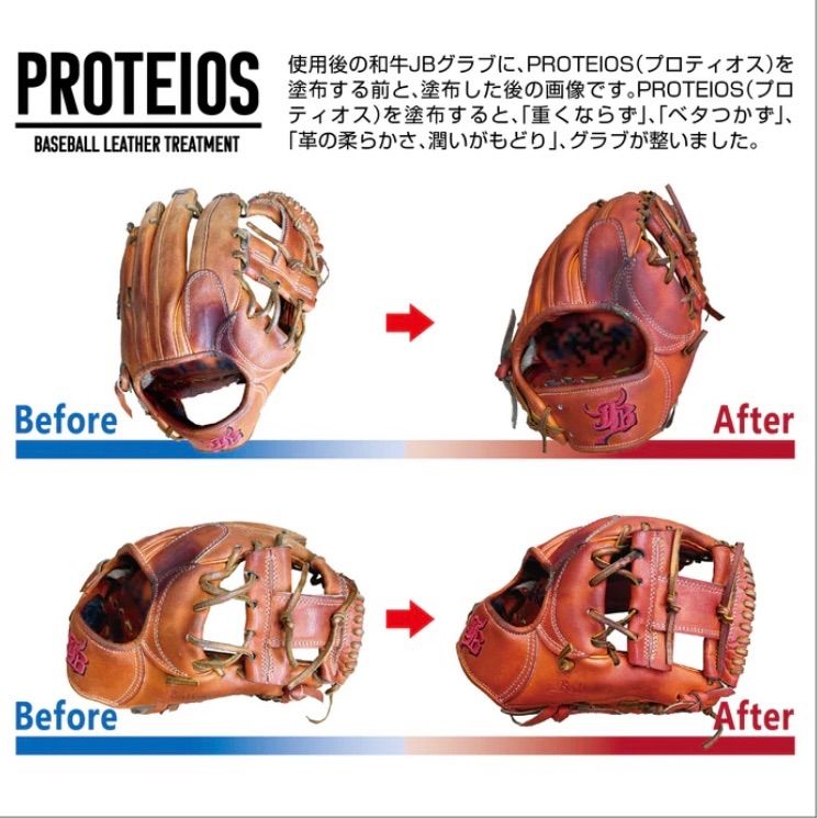 ☆詰め替え用お得セット☆プロティオス 和牛JB グラブトリートメント 野球 和牛JB JB グラブ・ミット用 液体トリートメント 詰め替え用
