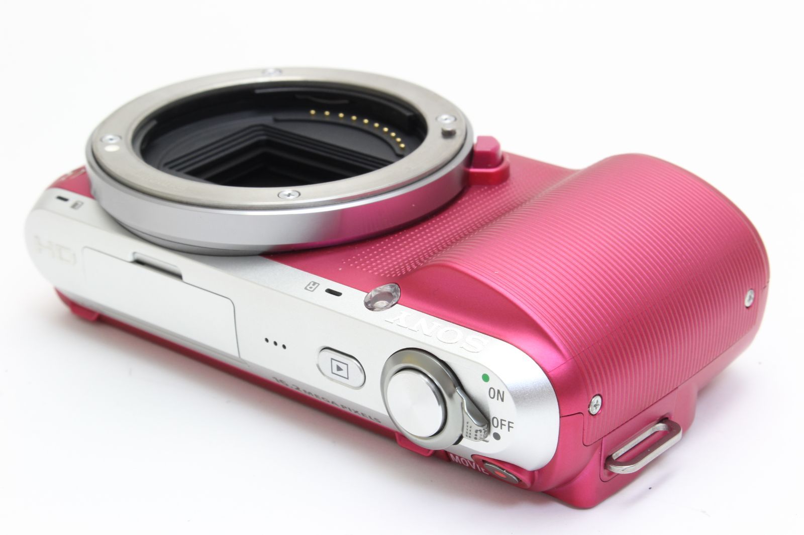 AA (極上美品) SONY ソニー NEX-C3 ピンク 18-55mm レンズキット 初期