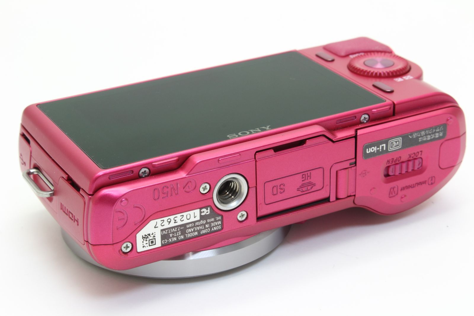 AA (極上美品) SONY ソニー NEX-C3 ピンク 18-55mm レンズキット 初期