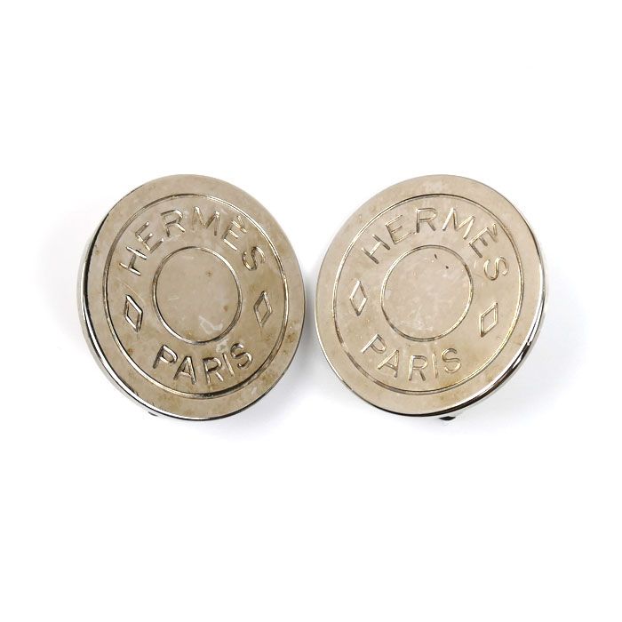 HERMES エルメス メタル セリエ イヤリング レディース