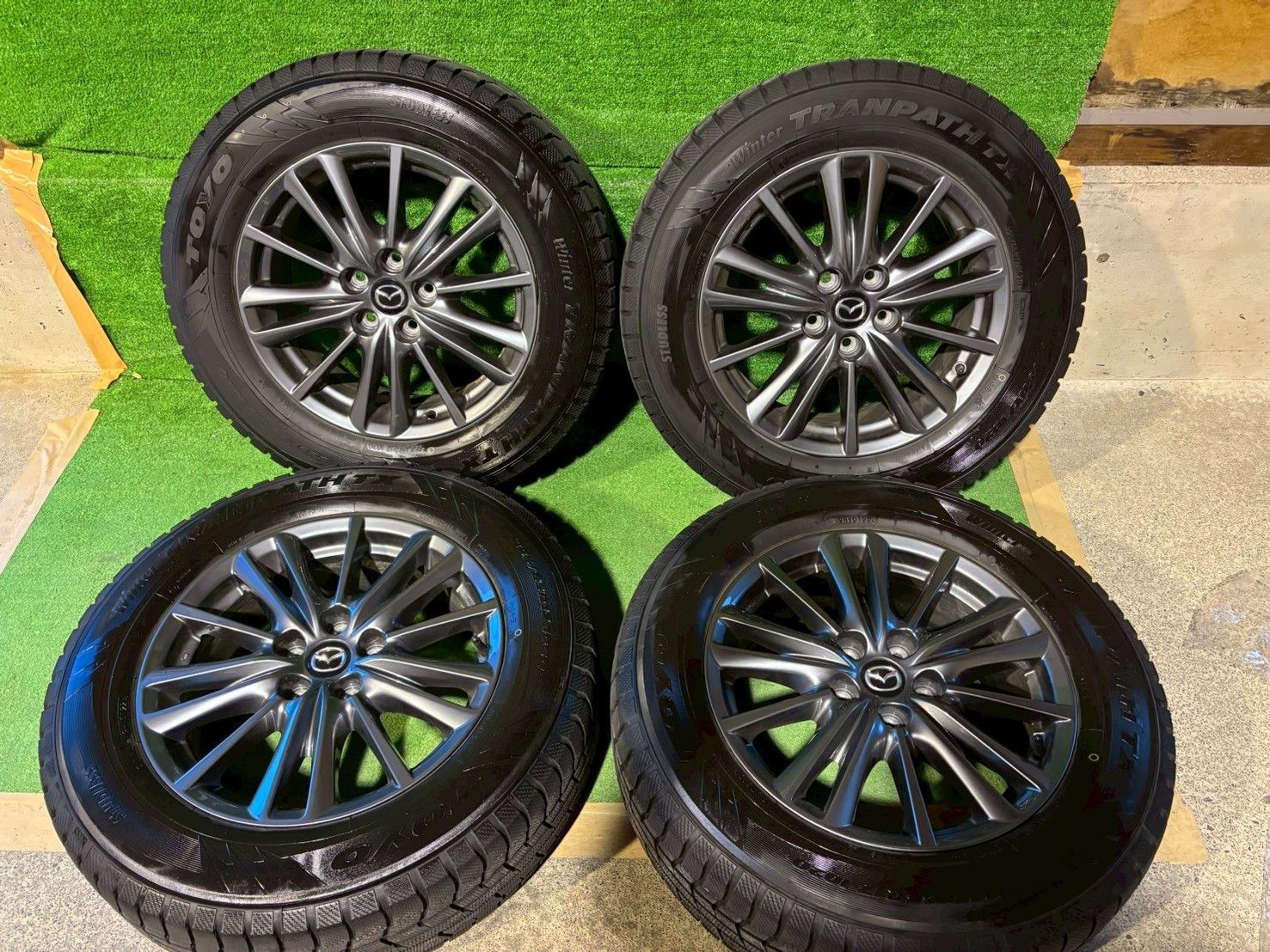 ☆マツダ CX-5 KF2P スタッドレスタイヤ純正ホイールセット 225/65R17