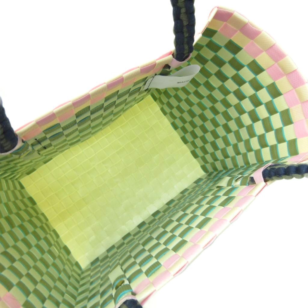 マルニ MARNI マーケット 美品 ジャージーハンドル ミニバスケット  