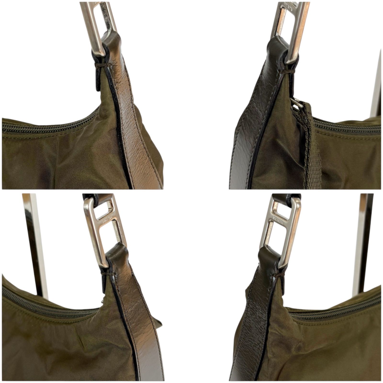 プラダ PRADA ワンショルダーバッグ テスートナイロン カーキ グリーン