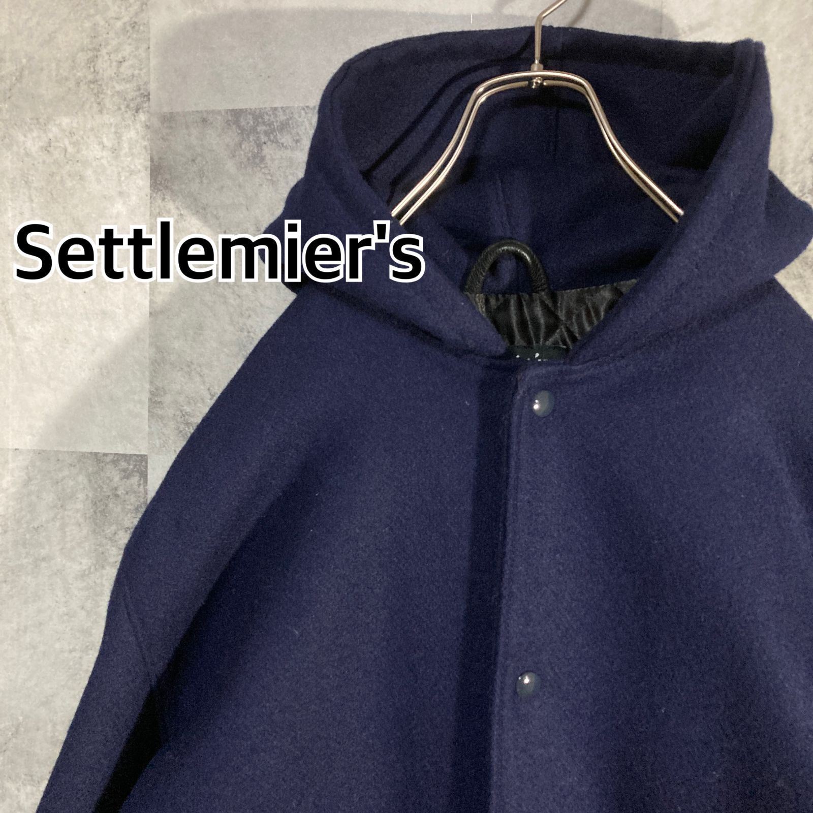 USA製 Settlemier's セトルマイヤーズ ウール カデットコート ネイビー