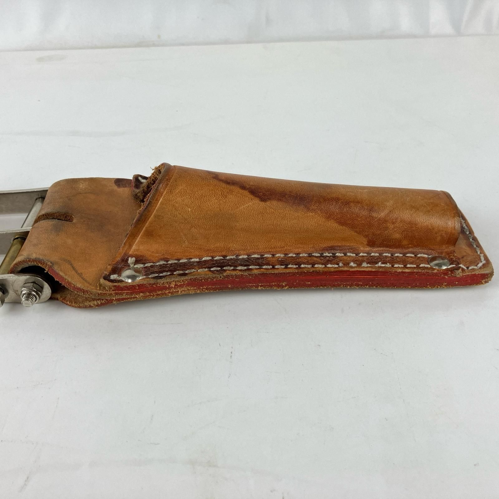  ЗЗKNICKS シノ差し ベルトループ ロングアルミ金具付 KN-100 RDX-3 キャメル その他 ドライバー レンチ