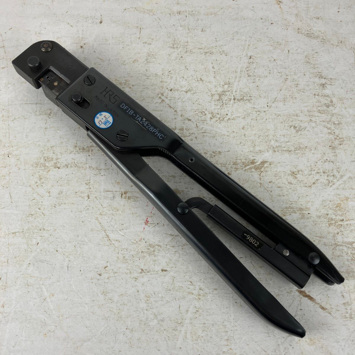 ЗЗHRS 手動圧着工具 ケース付 DF 1 B- ブラック