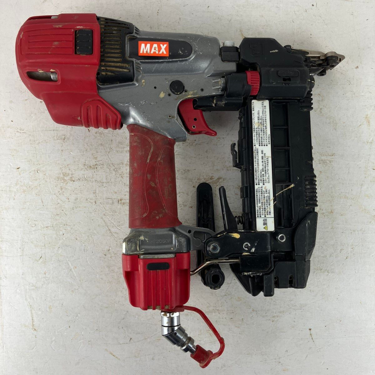 ЗЗMAX マックス 50 mm 高圧 スーパーネイラ フロアタッカ HA-50 F 2 D 4 MA ブラック×レッド