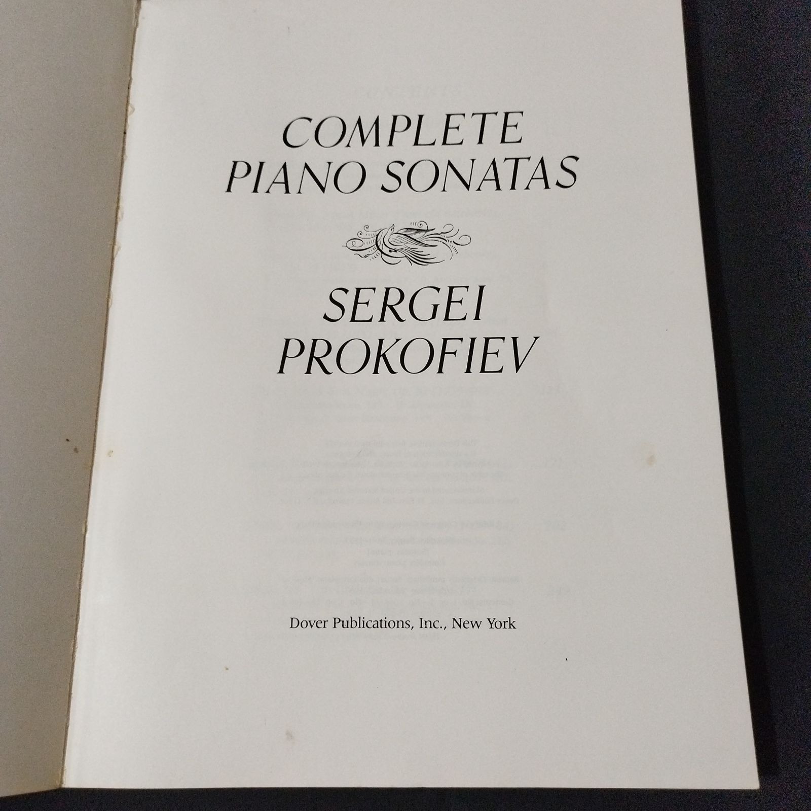 [楽譜] プロコフィエフ ピアノソナタ全集 ピアノソロ プロコフィエフ ピアノ・ソナタ全集 No.1-9 Dover社 楽譜