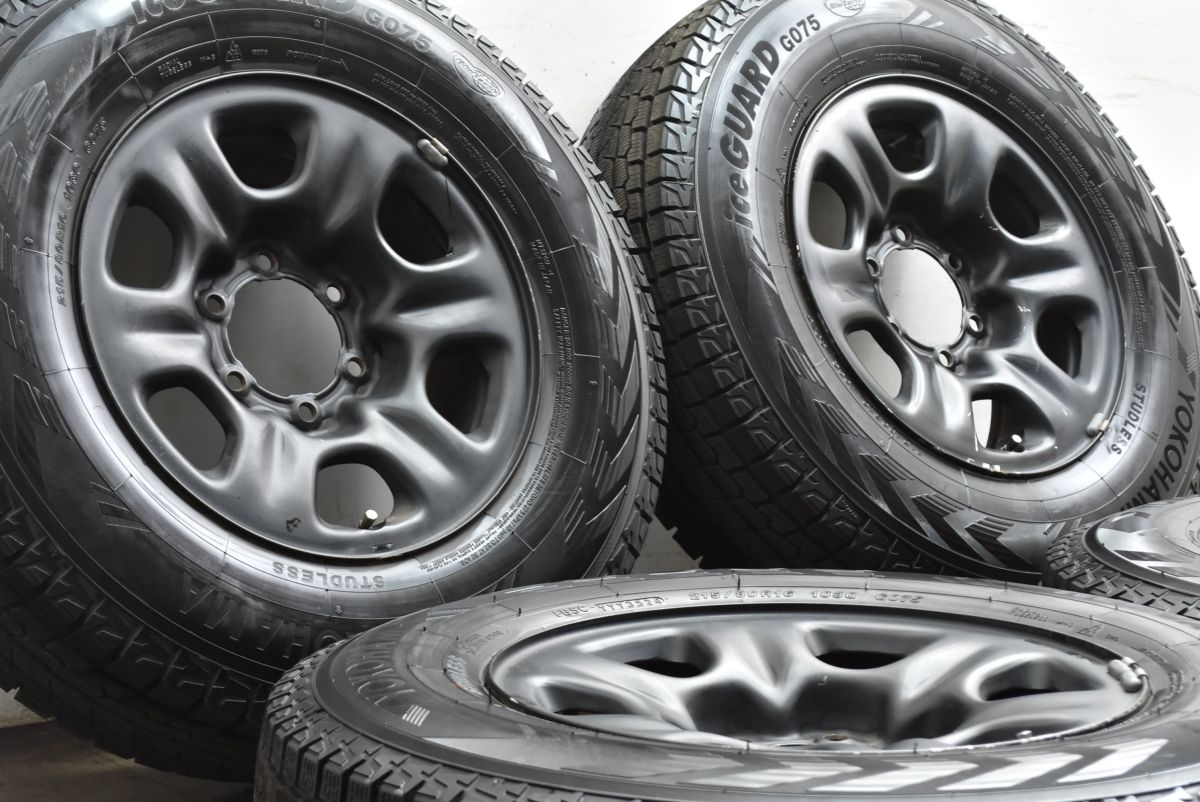 2024年製 超バリ溝】トヨタ ハイラックスサーフ 純正 16in 7J +35