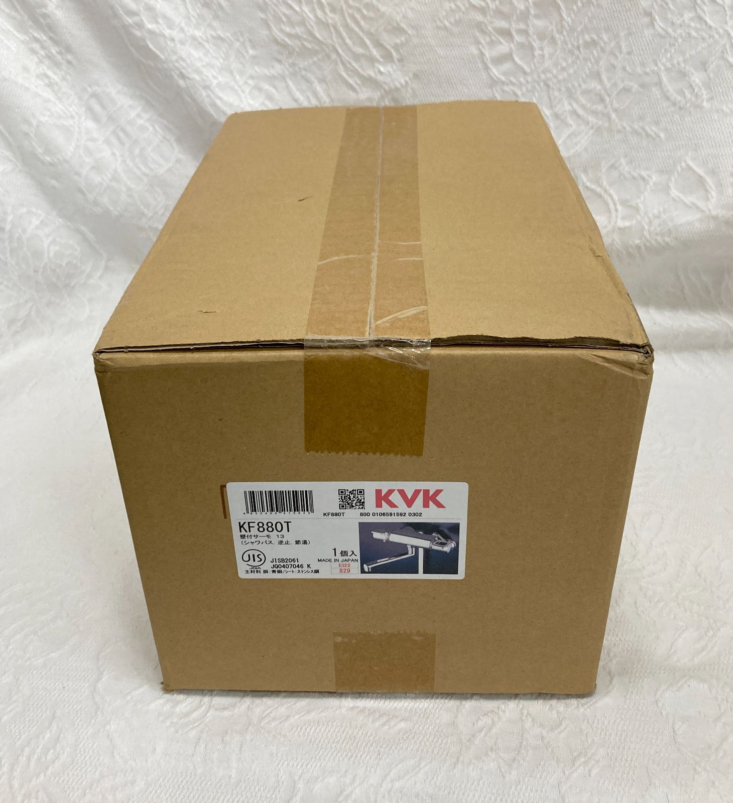  〇 KVK サーモスタット式シャワー KF 880 T 混合水栓 定価 51 590円 水回り 配管 住宅設備