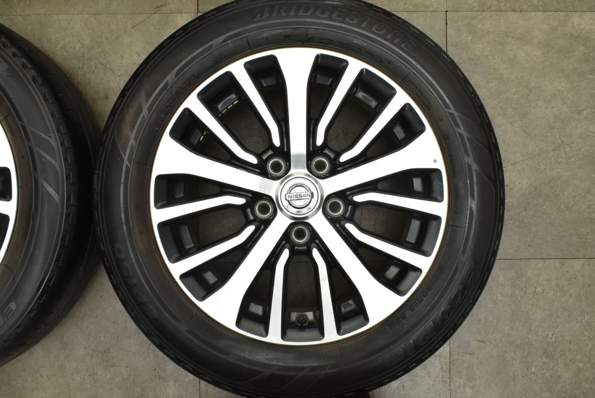  交換用に ニッサン C 26 セレナ ハイウェイスター 後期 16 in 6 J 45 PCD 114 3 ブリヂストン エコピア EP 150 195 60 R 16インチ タイヤ ホイールセット