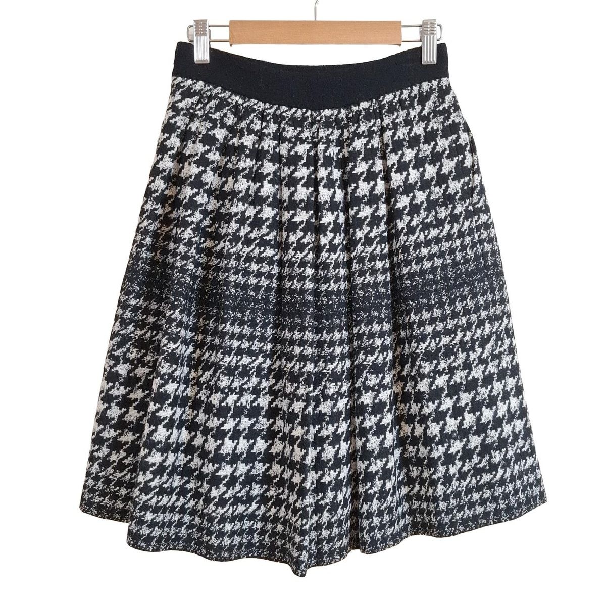 EPOCA＊ エポカ ふんわりスカート白系×黒×グレー系38