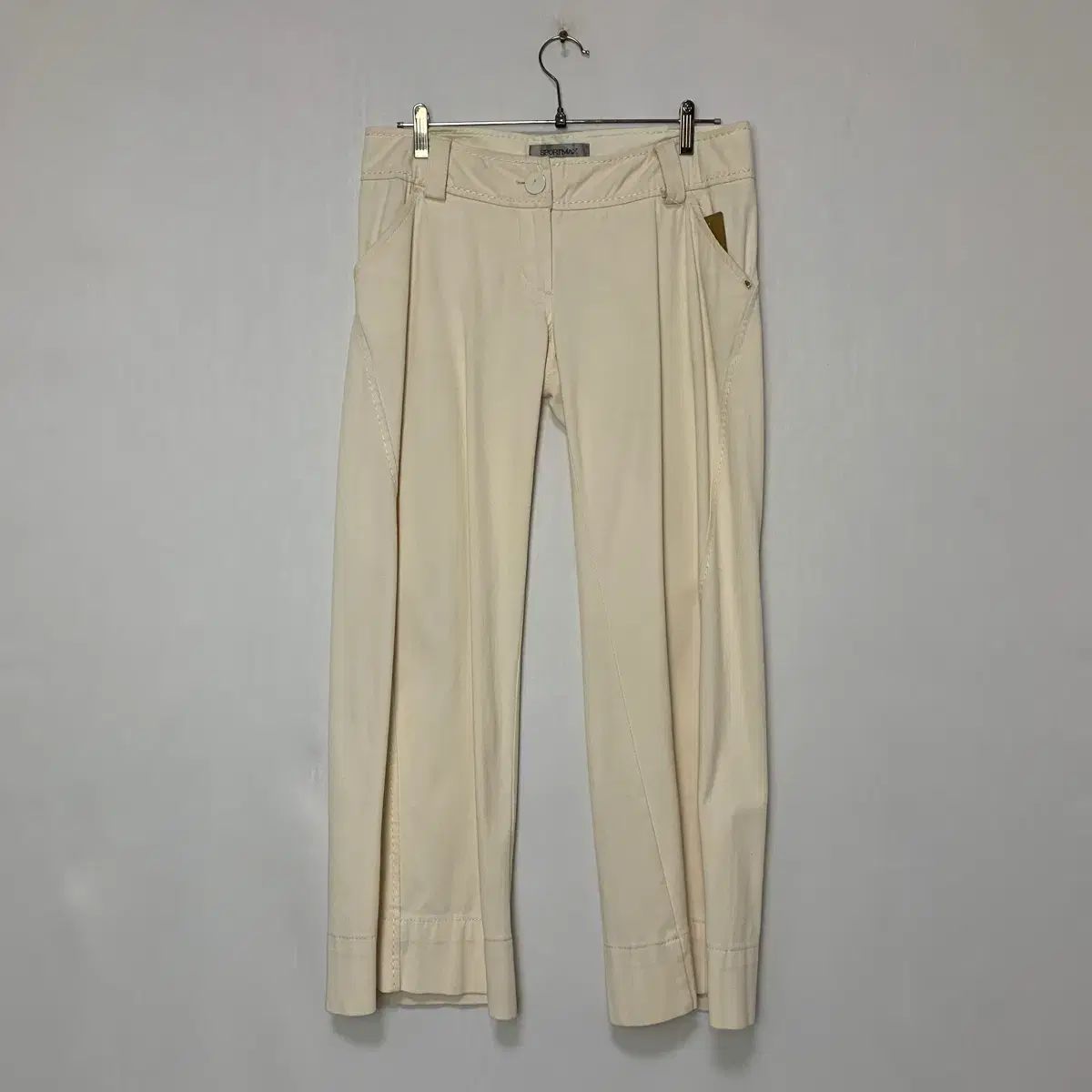 スポーツマックス ローライズ 骨盤パンツ アイボリー M L