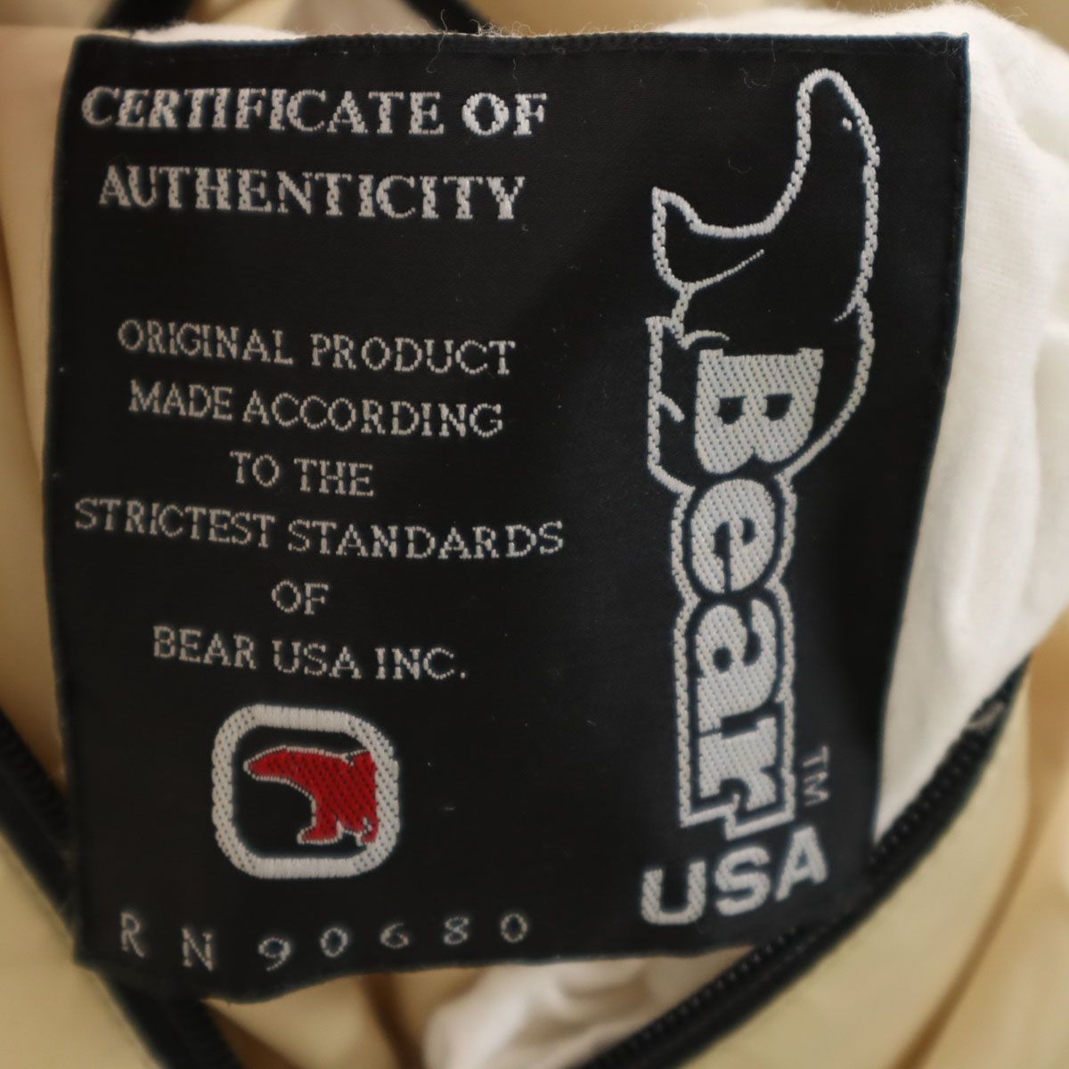 Bear USA ベアーユーエスエー カモフラ ダウンジャケット L カーキ