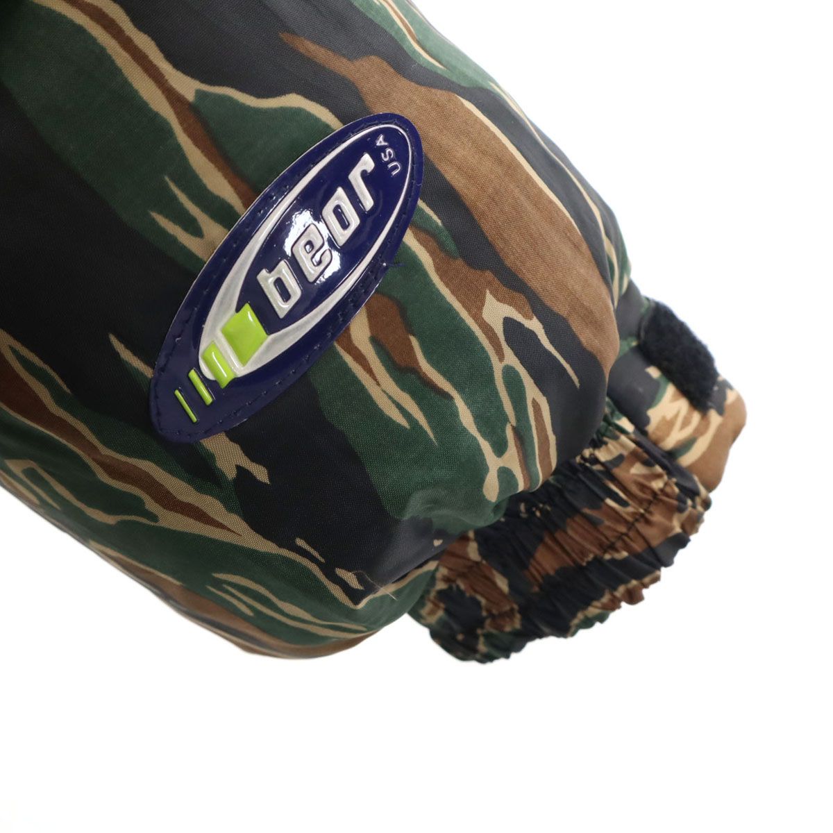 Bear USA ベアーユーエスエー カモフラ ダウンジャケット L カーキ