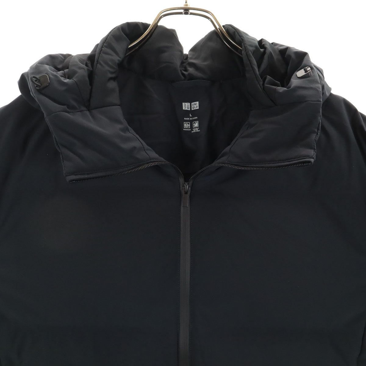 UNIQLO ユニクロ 長袖 シームレス ダウンパーカー L ブラック 